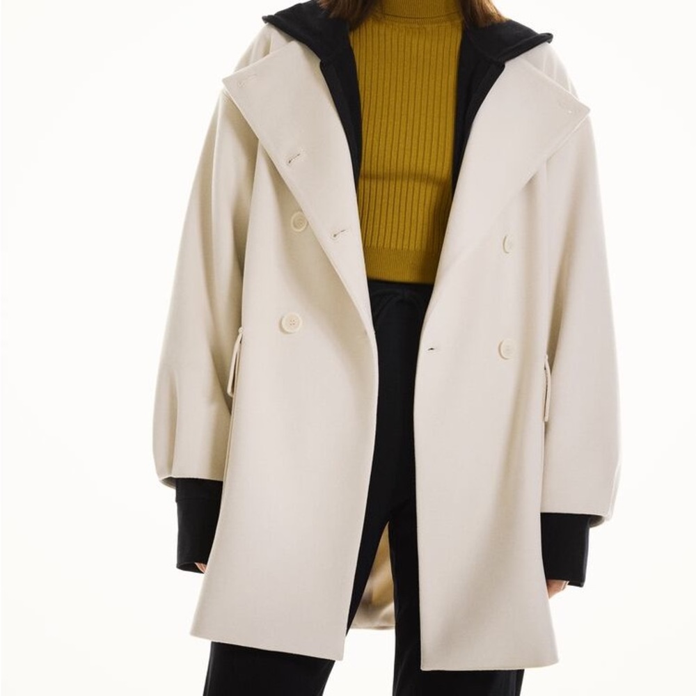 ZARA DOUBLE BREASTED BUTTONED COAT